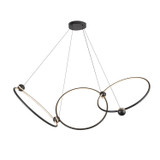 Linear/Island Ring/Halo by Kuzco Lighting ( 347 | CH17703-BK Isho ) 