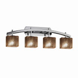 Bathroom Fixtures Four Lights by Justice Designs ( 102 | FSN-8594-55-MROR-CROM Fusion ) 