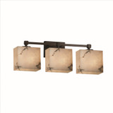 Bathroom Fixtures Three Lights by Justice Designs ( 102 | FAL-8423-55-DBRZ LumenAria ) 