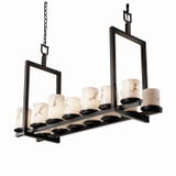 Linear/Island Geometric/Linear by Justice Designs ( 102 | FAL-8769-10-DBRZ-LED14-9800 LumenAria ) 