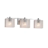 Bathroom Fixtures Three Lights by Justice Designs ( 102 | FSN-8443-55-SEED-CROM-LED3-2100 Fusion ) 