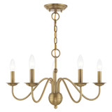 Mid. Chandeliers Candle by Livex Lighting ( 107 | 52165-01 Windsor ) 