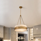 Pendants Drum Shade by Lucas + McKearn ( 175 | PD20319G-3 Sawgrass ) 