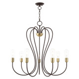 Mid. Chandeliers Candle by Livex Lighting ( 107 | 41367-07 Lucerne ) 