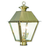 Exterior Post/Pier Head by Livex Lighting ( 107 | 2169-01 Mansfield ) 