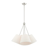 Mid. Chandeliers Drum Shade by Livex Lighting ( 107 | 41384-91 Prato ) 