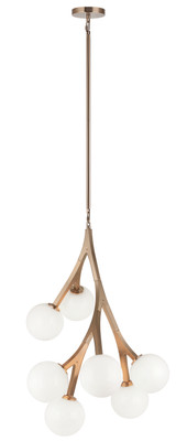 Pendants Multi-port/Cascade by Matteo Lighting ( 423 | C81507AGOP Rami ) 