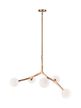 Mid. Chandeliers Glass Down by Matteo Lighting ( 423 | C81515AGOP Rami ) 