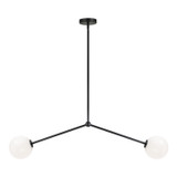 Linear/Island 2 Light Bar by Matteo Lighting ( 423 | C81702BKOP Novo ) 