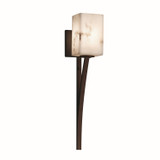 Sconces Single Glass by Justice Designs ( 102 | FAL-8791-15-DBRZ LumenAria ) 