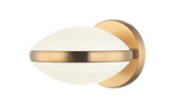 Sconces Single Glass by Matteo Lighting ( 423 | W71501AG Chatoyant ) 