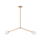 Linear/Island 2 Light Bar by Matteo Lighting ( 423 | C81742AGOP Novo ) 