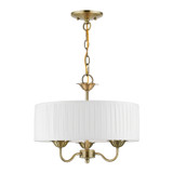 Mini Chandeliers Drum Shade by Livex Lighting ( 107 | 41773-01 Edinburgh ) 