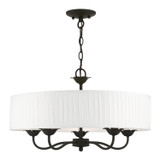 Mid. Chandeliers Drum Shade by Livex Lighting ( 107 | 41775-04 Edinburgh ) 