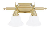 Bathroom Fixtures Two Lights by Livex Lighting ( 107 | 1282-02 French Regency ) 