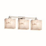 Bathroom Fixtures Three Lights by Justice Designs ( 102 | FAL-8433-55-NCKL LumenAria ) 