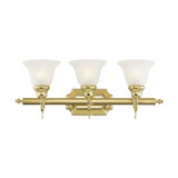 Bathroom Fixtures Three Lights by Livex Lighting ( 107 | 1283-02 French Regency ) 