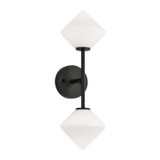 Sconces Double Glass by Matteo Lighting ( 423 | W81742BKOP Novo ) 