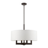 Mid. Chandeliers Drum Shade by Livex Lighting ( 107 | 48786-07 Cresthaven ) 