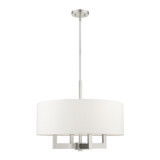 Mid. Chandeliers Drum Shade by Livex Lighting ( 107 | 48786-91 Cresthaven ) 