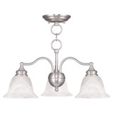 Mid. Chandeliers Glass Down by Livex Lighting ( 107 | 1343-91 Essex ) 