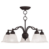 Mid. Chandeliers Glass Down by Livex Lighting ( 107 | 1346-07 Essex ) 