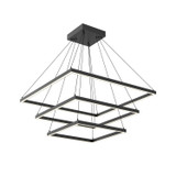 Mid. Chandeliers Multi-Port/Cascade by Kuzco Lighting ( 347 | CH88332-BK Piazza ) 