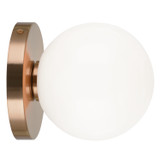 Sconces Single Glass by Matteo Lighting ( 423 | WX06001AGOP Cosmo ) 