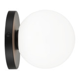 Sconces Single Glass by Matteo Lighting ( 423 | WX06001BKOP Cosmo ) 