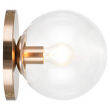 Sconces Single Glass by Matteo Lighting ( 423 | WX06011AGCL Cosmo ) 