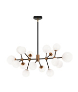 Linear/Island 4 Light + by Matteo Lighting ( 423 | C83016AGOP Novu ) 