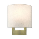 Sconces Drum Shade by Livex Lighting ( 107 | 42420-01 ADA Wall Sconces ) 