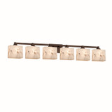 Bathroom Fixtures Five+Lights by Justice Designs ( 102 | FAL-8436-55-DBRZ LumenAria ) 