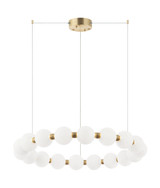 Mid. Chandeliers Glass Up by Matteo Lighting ( 423 | C83425OG Oni ) 