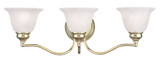 Bathroom Fixtures Three Lights by Livex Lighting ( 107 | 1353-02 Essex ) 