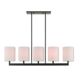 Linear/Island 4 Light + by Livex Lighting ( 107 | 42428-07 Hayworth ) 