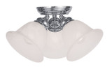 Semi-Flush Mts. Glass Down by Livex Lighting ( 107 | 1358-05 Essex ) 