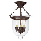 Semi-Flush Mts. Bowl Style by JVI Designs ( 261 | 1015-08 Hundi ) 
