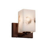 Sconces Single Glass by Justice Designs ( 102 | FAL-8441-15-DBRZ LumenAria ) 