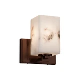 Sconces Single Glass by Justice Designs ( 102 | FAL-8441-15-DBRZ-LED1-700 LumenAria ) 