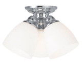Flush Mounts Cage Style by Livex Lighting ( 107 | 13664-05 Somerville ) 
