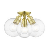 Semi-Flush Mts. Cage by Livex Lighting ( 107 | 48978-12 Downtown ) 