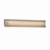 Bathroom Fixtures Cylindrical / Linear by Justice Designs ( 102 | PNA-8635-WAVE-NCKL Porcelina ) 