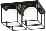 Flush Mounts Cage Style by Matteo Lighting ( 423 | X03804BK Squircle ) 