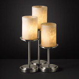 Lamps Table by Justice Designs ( 102 | CLD-8797-10-NCKL Clouds ) 