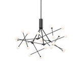 Large Chandeliers Starburst by Kuzco Lighting ( 347 | CH97139-BK Moto ) 