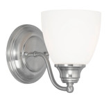 Sconces Single Glass by Livex Lighting ( 107 | 13671-91 Somerville ) 