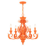 Mid. Chandeliers Candle by Livex Lighting ( 107 | 49065-77 Valencia ) 