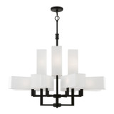 Large Chandeliers Drum Shade by Livex Lighting ( 107 | 42679-04 Rubix ) 