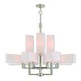 Large Chandeliers Drum Shade by Livex Lighting ( 107 | 42679-91 Rubix ) 
